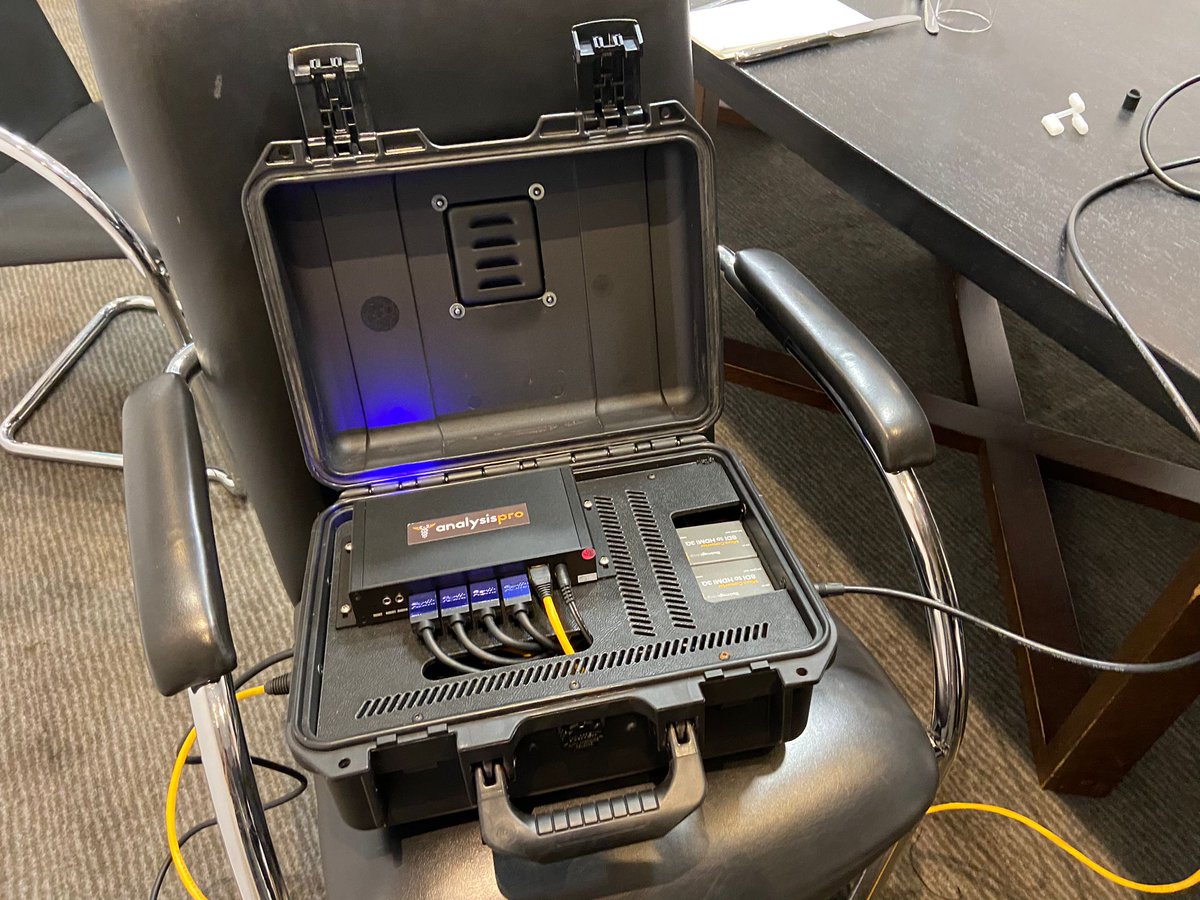 AnalysisPro's tweet image. Yesterday we delivered our #APmultifeed encoder box to the South African rugby team, @BlueBullsRugby in Cardiff before their game tomorrow night.

Excited to have another 🇿🇦 rugby team join the AnalysisPro community💪

Learn more about AP Multifeed here: bit.ly/3xI8wv1