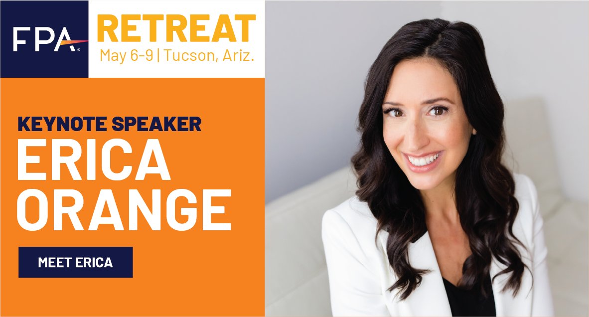 At FPA Retreat 2024, Erica Orange will teach you how to 'Think Like a Futurist', an eye-opening exploration of how to let go of the things that no longer serve us. #fparetreat Meet Erica: bit.ly/464aQKw