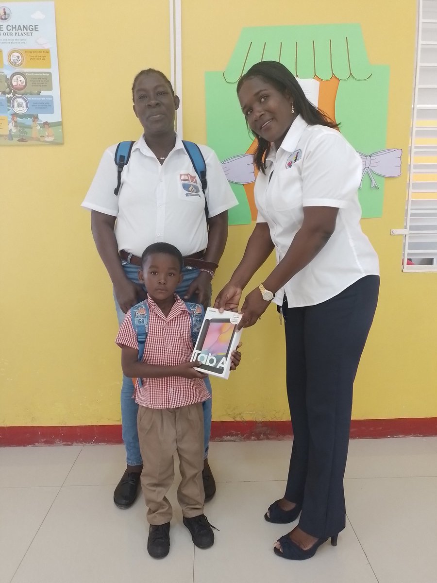 The smile tells it all😊. Tablet distribution at the Westmoreland Early Childhood Resource Centre. Children from Bath ECI and Torrnington ECC were recipients. #12StandardsMatter <a href="/ECCJA/">Early Childhood Commission</a> <a href="/Stcy14226538/">October Girl✨️♏️</a> <a href="/FaithlynLyle/">Faith Lyn</a> <a href="/SDixonreg6/">Simone Ellis Dixon</a> <a href="/DebbieAnnScott2/">Debbie-Ann Scott</a> <a href="/Karlene22778457/">Karlene Mitchell-Daley</a> <a href="/Marjammy/">Ann Marie McIntosh</a>