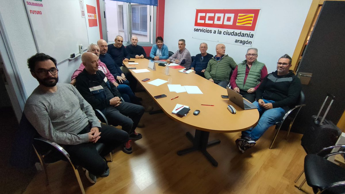 ccoocarlog's tweet photo. #CCOOFSC
@ccoocarlog @CCOOAragon
🚍 La Coordinadora de Urbanos de #CCOO se reúne para analizar la 📝 situación actual, continuar trabajos de coordinación y acción sindical 📝🚦🚍 https://t.co/M47Jd8SkQo