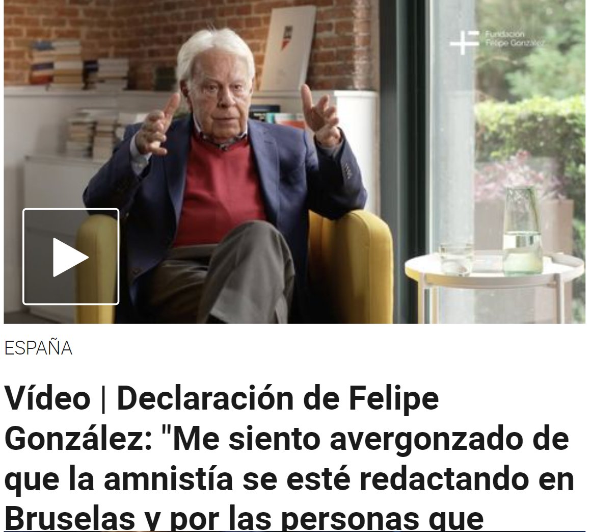 MorenoG_Agustin's tweet photo. ¿A quién paga peaje Felipe González, un amnistiado del GAL? No deja de poner palos en las ruedas a la investidura de un Gobierno progresista. Sus críticas a Pedro Sánchez y a la amnistía son gasolina para la ultraderecha que ataca las sedes del PSOE y una invitación al tamayazo. https://t.co/1HxKFt7awL