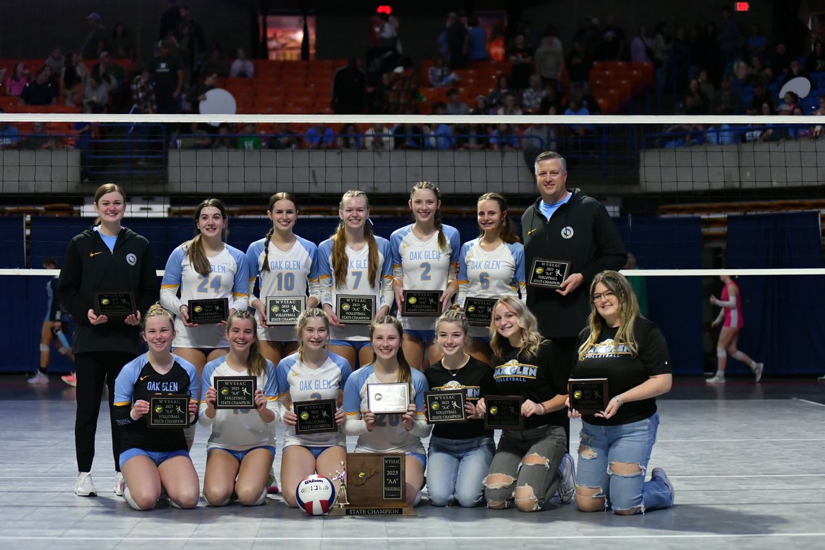 2023 WVSSAC State Volleyball Class AA Champion, Oak Glen