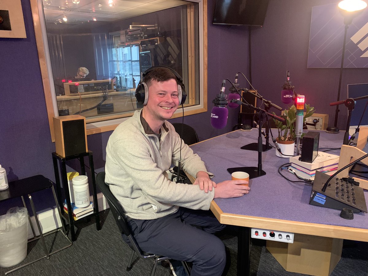 I was on <a href="/BBCRadioScot/">BBC Radio Scotland</a> on Sunday morning. Great to talk about <a href="/OldSaintPauls/">Old Saint Paul's</a> choirs new disc out now! open.spotify.com/album/0582Nu2P…