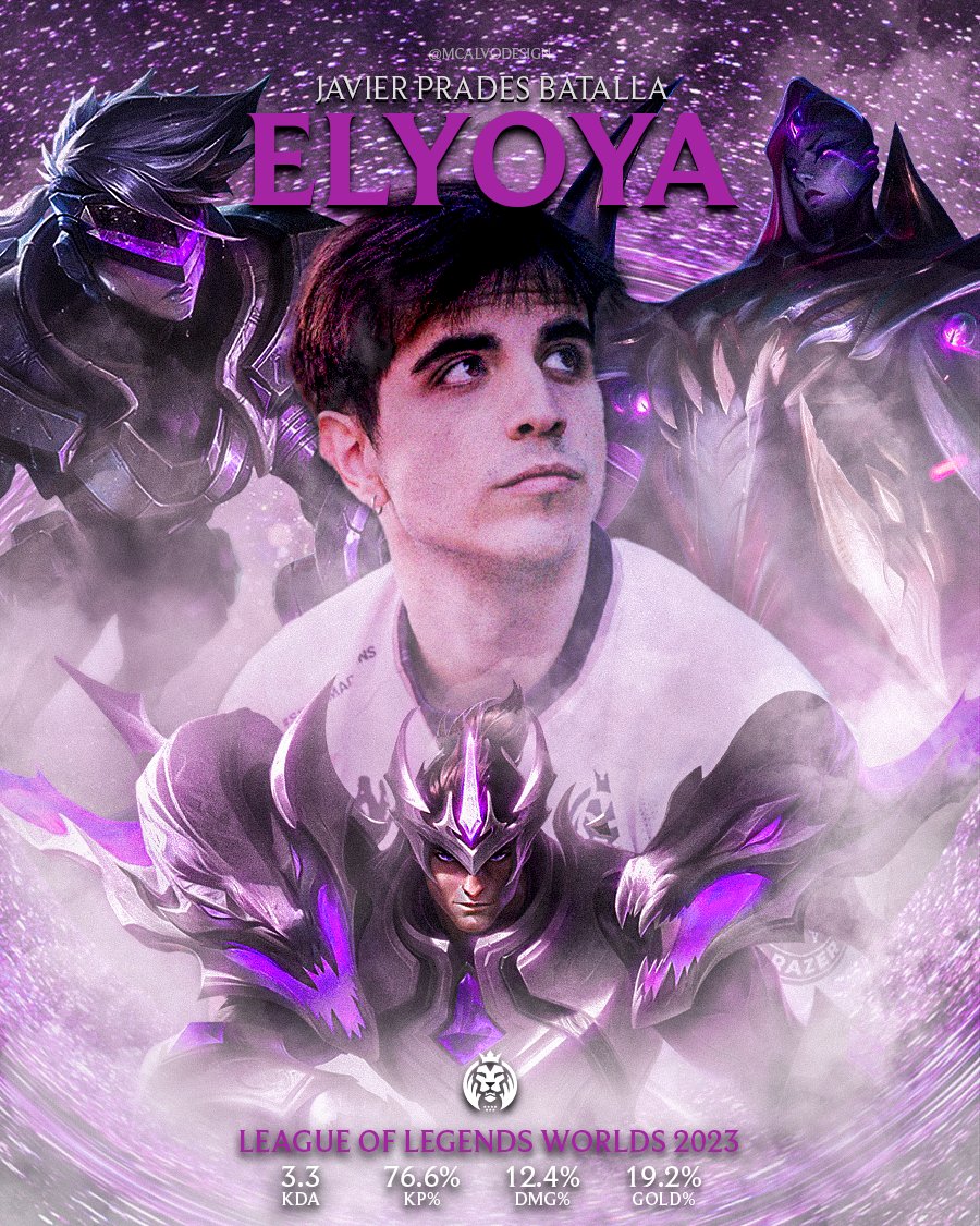 El último cartel del paso de los españoles por estos Worlds es el de <a href="/Elyoya_LoL/">Elyoya</a> 

El año que viene estoy seguro de que habrá muchos más campeones (ojalá Graves) y muchos más carteles