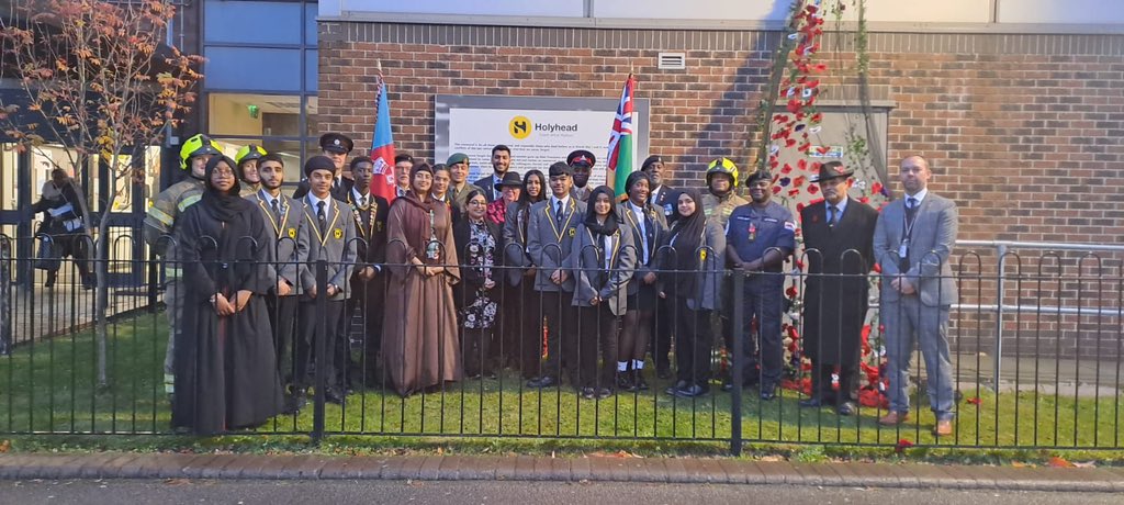 Handsworth Fire Station (@wmfshandsworth) on Twitter photo Today we had the privilege of attending a Remembrance Day parade at <a href="/holyhead_school/">Holyhead School</a>. It was great to meet everyone and thank you for having us. Today we had the privilege of attending a Remembrance Day parade at <a href="/holyhead_school/">Holyhead School</a>. It was great to meet everyone and thank you for having us.