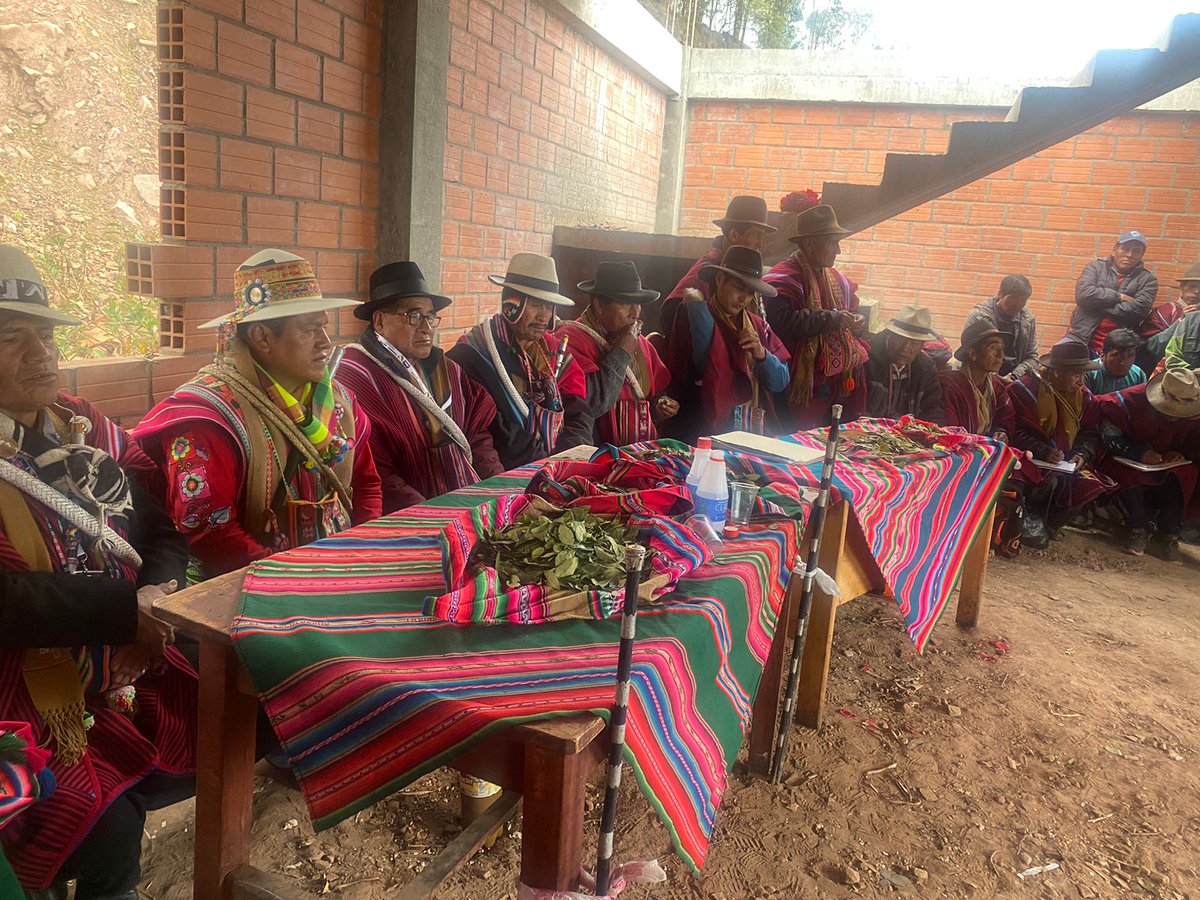 ConamaqBol's tweet photo. #PrensaCONAMAQ | El #CONAMAQ #BOLIVIA)  participa de la VISITA A LA MARKA ORIGINARIO 
" VALLE ANDINO" DEL MUNICIPIO DE MOCOMOCO SUYU QULLA DEL DEPARTAMENTO DE LA PAZ, fortaleciendo la estructura orgánica de nuestros pueblos.
¡Jallalla Nuestros Pueblos Indígenas Originarios! https://t.co/CkVZQHXMUN