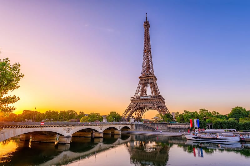 The Eiffel Tower can be 15 cm taller during the summer due to the expansion of iron in the heat! 🗼 #EiffelTower #FunFact