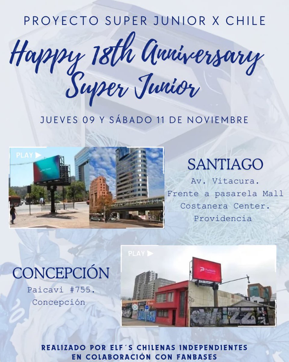anny_katrinas's tweet photo. Se sigue celebrando el #18thAnniversary de #슈퍼주니어  #슈퍼주니어x칠레 🇨🇱 https://t.co/cAFRhqigyx