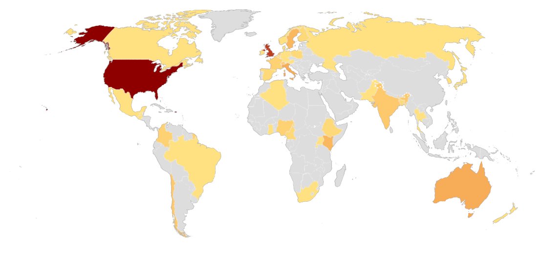The Lifelines Community is worldwide!  Members have signed up from all the countries shown here and we'd love  for you to be part of it too! Soon, the community site will be live and  you will have access to a wide range of tools, data, and resources  nasalifelines.org/contact-us/