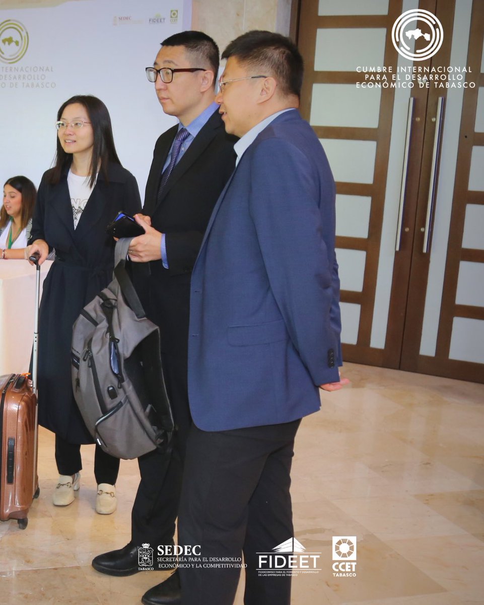 CCET_Tabasco's tweet photo. Hoy en el segundo día de actividades de la Cumbre Internacional para el Desarrollo Económico de Tabasco, damos la más cordial bienvenida a la Delegación de China.

#CumbreInternacionalparaeldesarrolloeconomicodeTabasco #DesarrolloEconómico #Innovación #Tabasco2023 #SEDEC #FIDEET https://t.co/BVKKpVZKlb