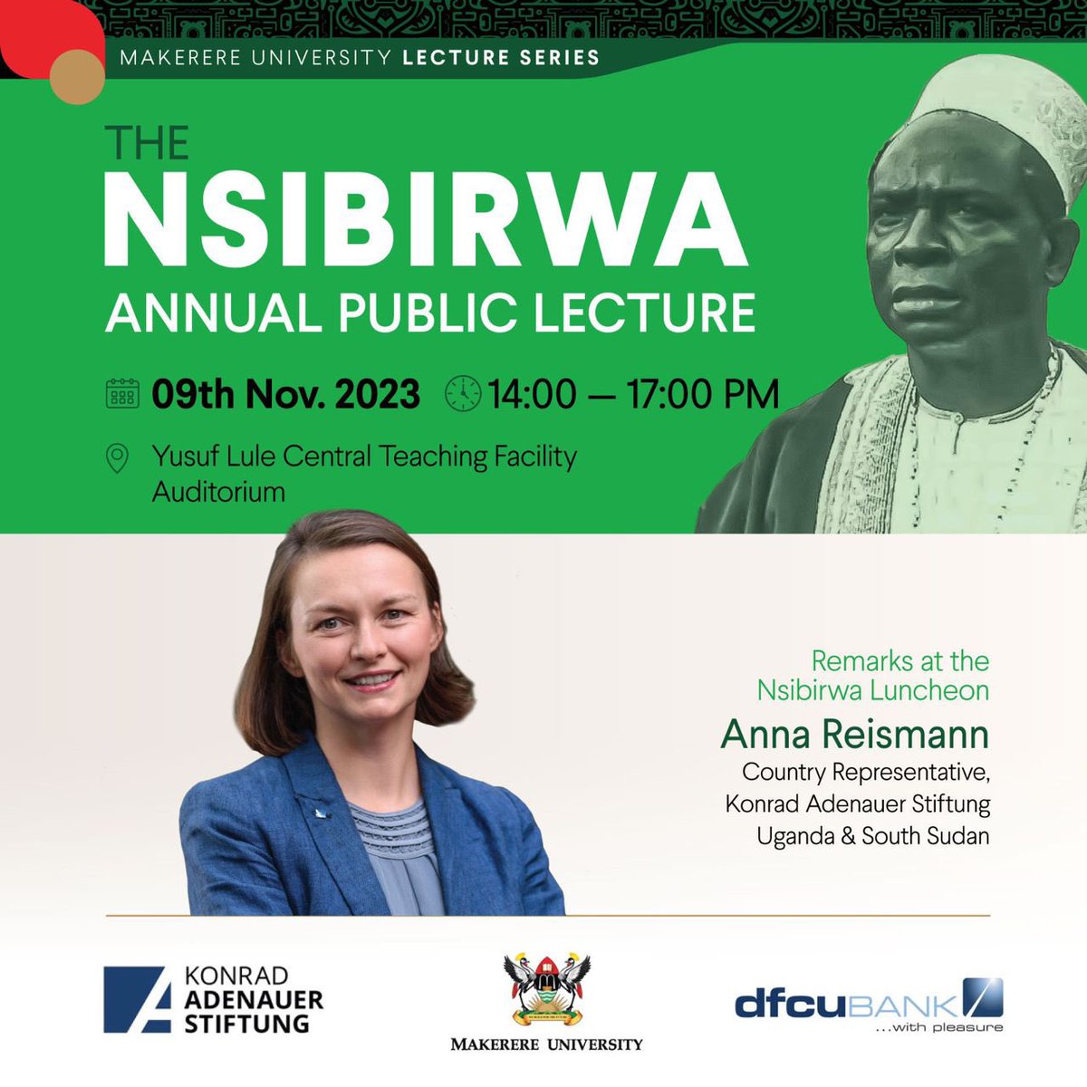 unifogUg's tweet photo. Today, @Makerere hosted the Second edition of the Nsibirwa Annula Public Lecture in the Makerere Lecture series. This was in partnership with the @KasUganda and @dfcugroup https://t.co/gW67cKDugW