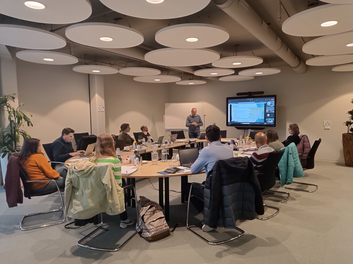 🌹Its a two day meeting. Today #Wetsus is presenting their innovative projects in the water treatment technology, and Sapienza Università di Roma is describing the steady state modelling of Case study 1 in the Achterhoek region, NL.  

#grounwater #watercycle #watereurop