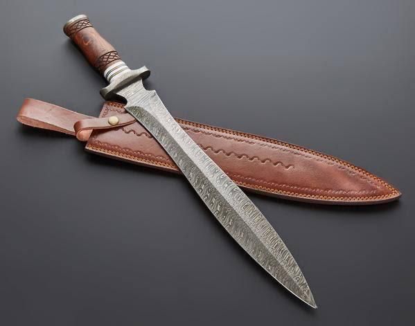 Amazing handmade sword With unique handle style