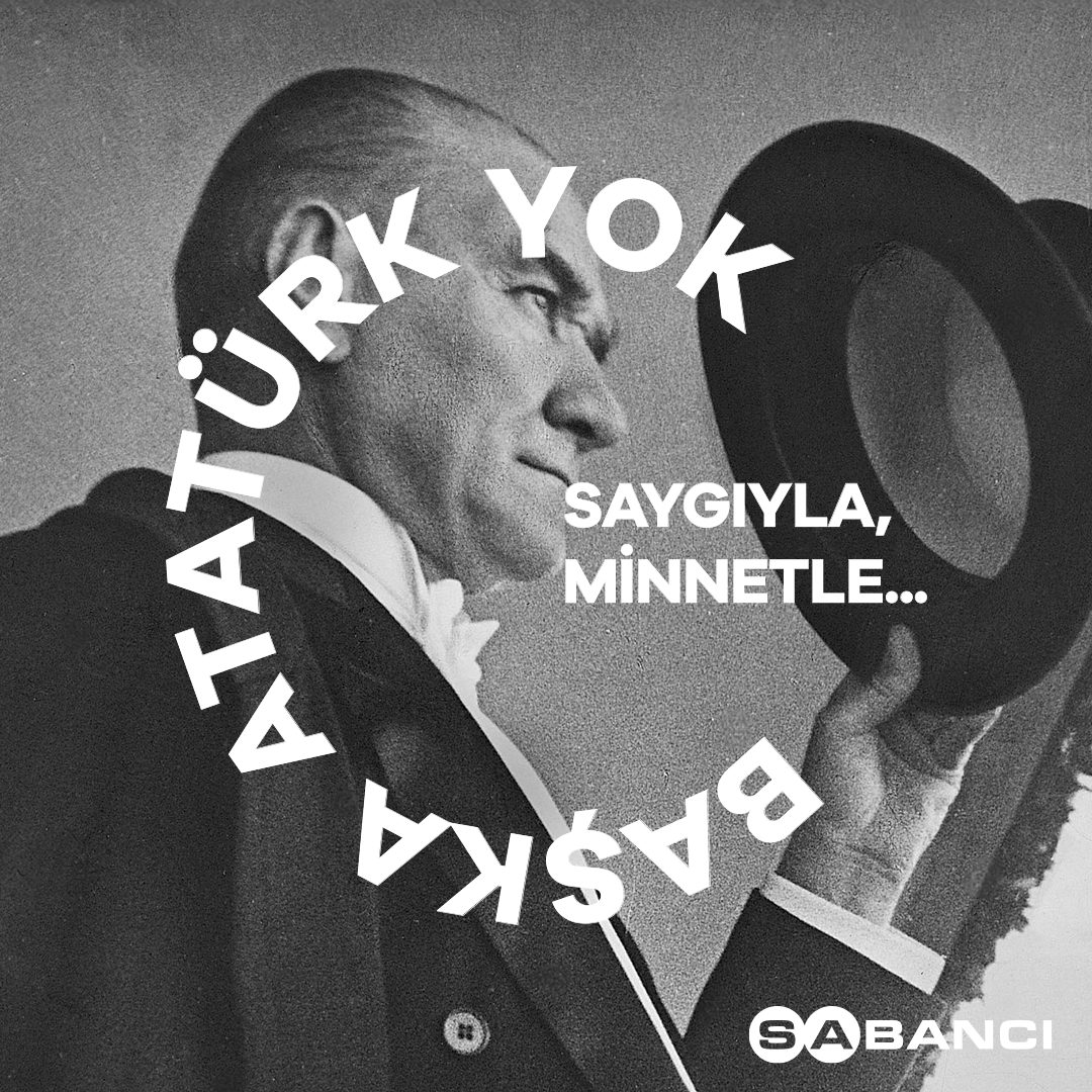 Başka Mustafa Kemal yok.
Başka Başöğretmen yok.
Başka Ulu Önder yok.

Onun açtığı yolda bu ülke için yapabileceklerimizin sonu yok.
Başka Atatürk Yok.
Saygıyla, minnetle.

#BaşkaAtatürkYok
#10Kasım