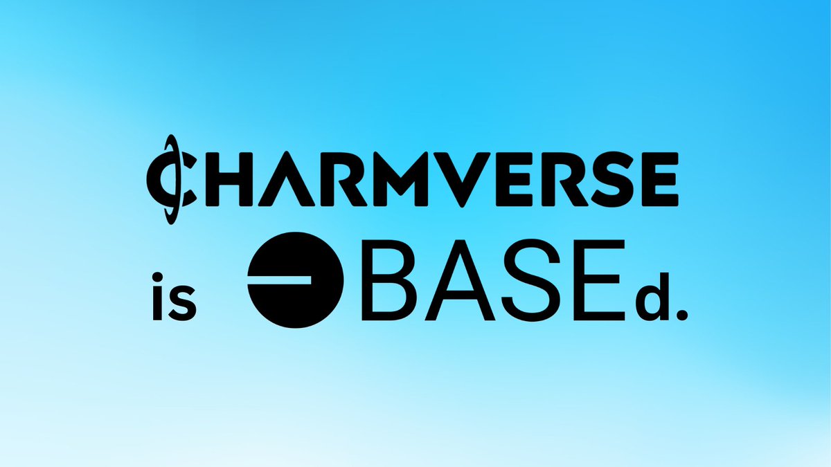 base's tweet image. 🔵 𝗢𝗡𝗖𝗛𝗔𝗜𝗡 𝗗𝗔𝗜𝗟𝗬 🔵

@CharmVerse helps communities work together and vote — and they've brought their platform to Base. To celebrate, they're running an onchain raffle 🎉

Sign up and subscribe to their newsletter for a chance to win 0.1 ETH

app.charmverse.io/charmverse-com…