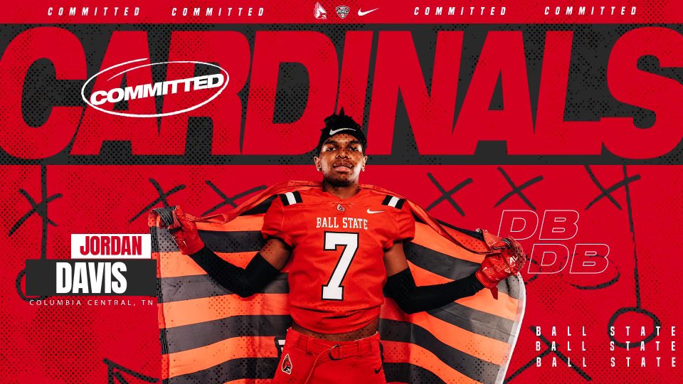 COMMITTED❤️‼️ !!! #24kcard  <a href="/CSmithScout/">Chris Smith</a> <a href="/BallStateFB/">Ball State Football</a> <a href="/Hunter_DeNote/">Hunter DeNote</a> <a href="/CentralLionsFB/">Columbia Central High School Football</a> @SWiltfong247