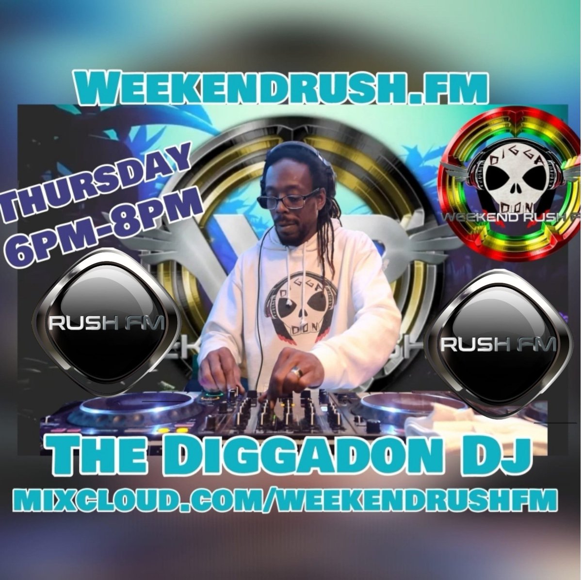 These evenings be getting dark and cold, fear not we always got a bit of Thursbass to keep ya moving and warm, live from 6pm on weekendrush.fm and livestreaming at mixcloud.com/live/weekendru… 
Enable the weekendrush skill in the Alexa app
amazon.co.uk/dp/B0C3M5F6JC