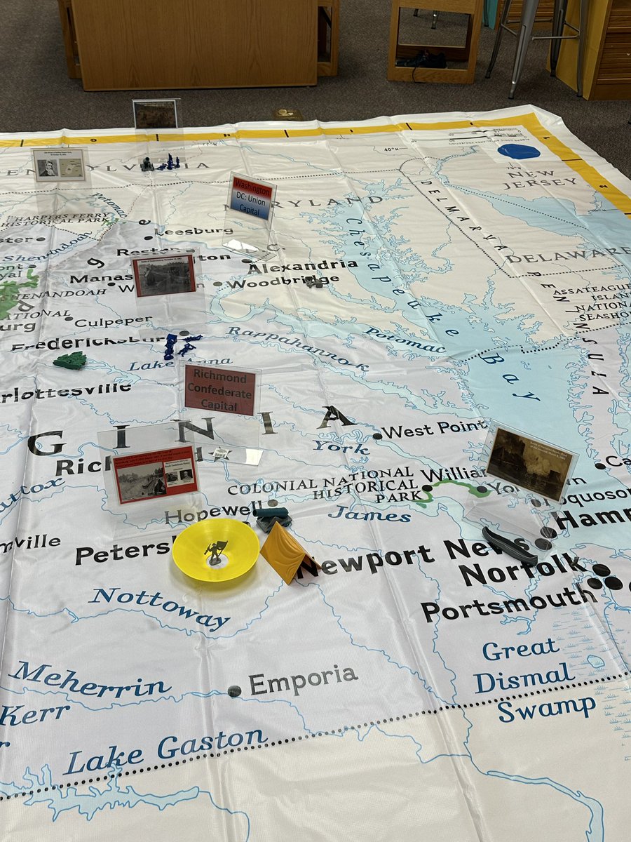 PPS secondary social studies teachers learned how to incorporate the VA Geographical Alliance and the National Geographic Alliance maps in their instruction. #PPSShines <a href="/PortsVASchools/">Portsmouth Schools</a>