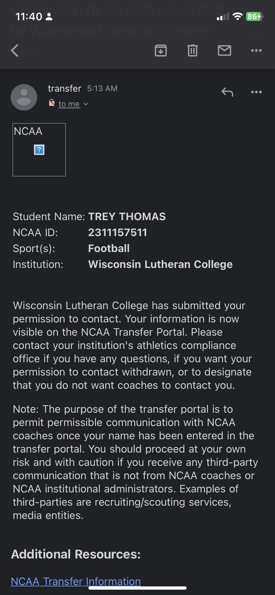 Qb Trey Thomas‼️ tweet media