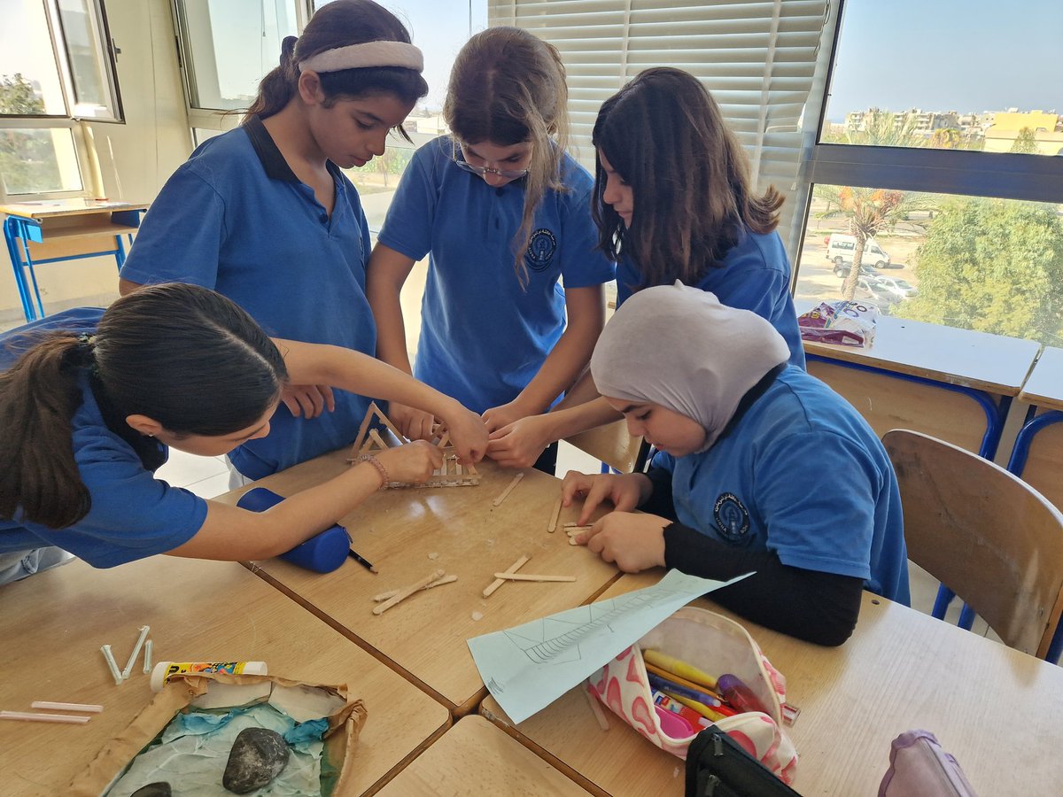 School isn't only about teaching information,but also about teaching life skills.G6 learners helped Karim to solve his problem &amp;cross the river by building a bridge🧱.Yes, we can solve problems by following engineering design process and thinking like Engineers👩‍🚒🧑‍🔧<a href="/MakAishaSchool/">MakAishaSchool</a>
