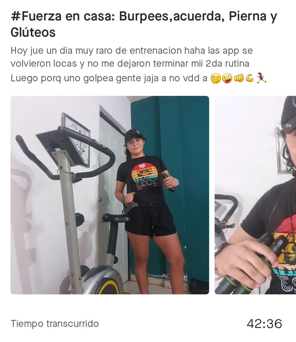 Esmerleonv's tweet photo. Day 10: 15 Burpees #burpeechallenger @YogaWithCriss
Hoy fu3 un día así bien raro de entrenacion, ya mañana será otro día 🤪👊💪🏃♀️🏔♾️🎇
A nada del gran día!!! Ya queremos #21KNL23 #42kmty #MPM23 @Maratonmty vamos por ese reto #266 Tónicar #Yorbestbody cuenta regresiva 🤪🤭 https://t.co/xDKw0QyY63