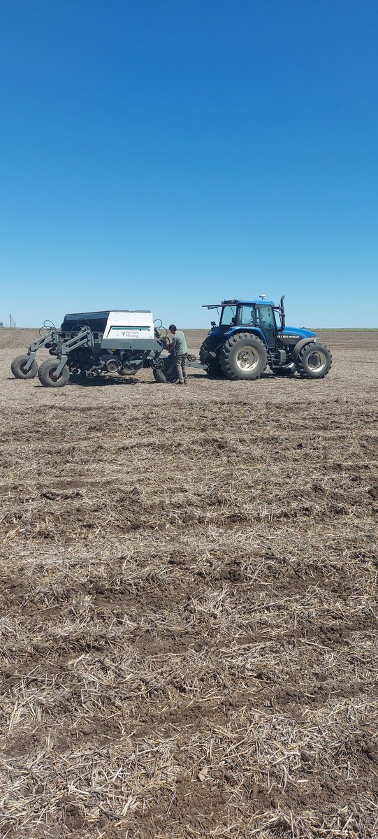 Mañana de siembra de ensayos, maíz y girasol de primera, con la gente de Advanta, Precision Planting y Agronomía 4 Vientos. Tres Arroyos. <a href="/josualonsoPP/">Josue Alonso 🚜🌱 🌽🌞💧❄️🏂</a>  <a href="/advantaseedsarg/">Advanta Semillas Arg</a>  <a href="/4vientosagro/">4vientos</a>