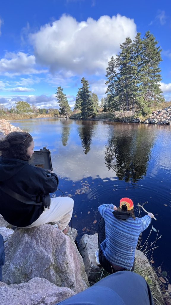 lottesdahlmo's tweet image. Visiting @OceanTracking for a couple of weeks! @IdenNilsen and I were fortunate to do some river snorkling and manual tracking for Atlantic salmon in Cape Breton 🇨🇦 Beautiful river and fish!

@BergenTelemetry @NORCEresearch #Trackingnotslacking