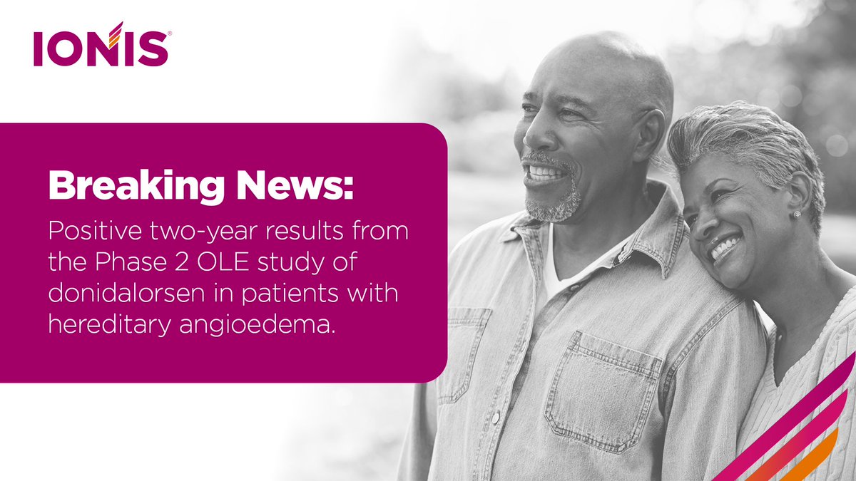 New data from the Phase 2 open-label extension (OLE) study of donidalorsen, an investigational treatment for hereditary angioedema, were presented at #ACAAI2023. Learn more about this news: ow.ly/sx0950Q63k6