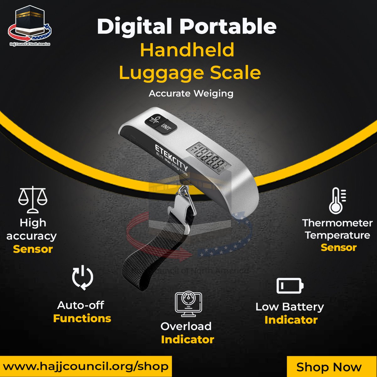 Hajj_Council's tweet image. Make sure to weigh your belongings accurately while traveling using Etekcity Luggage Scale, Travel Essentials, Digital Weight Scales for Travel

Order now
  a.co/d/gi7PUCg

#UmrahEssentials #TravellnStyle #weighingscale #luggage
#StayConnected #ComfortAndStyle #StayOrgan