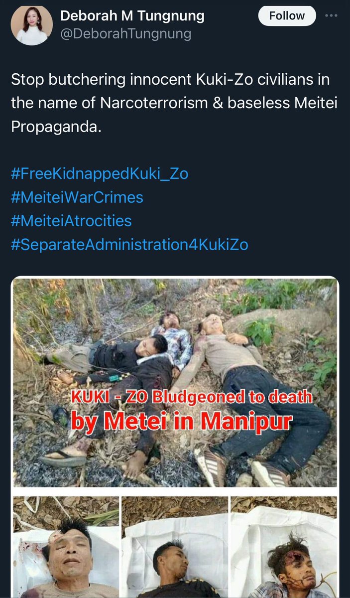 #KukiLiesXposed as #ManipurFightBack
#Kukis blaming #Meiteis for the death of some #KukiTerrorists happens somewhere at #Bangladesh 
‼️ How long are we gonna debunk these #KukiLies !!! 
#ThisIsKuki_ZoStory #TransNationalKukiTerrorist #KukiLiars