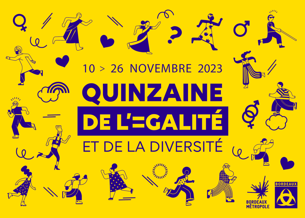 📣 10ème Quinzaine de l’égalité et de la diversité du 10 au 26 novembre 2023 ➡ Plus de 150 événements dans 21 communes de la métropole bordelaise pour promouvoir le vivre ensemble !

📅 Programme sur bordeaux-metropole.fr/actualites/10e…

Événement Bordeaux Métropole et Ville de <a href="/Bordeaux/">Bordeaux</a>