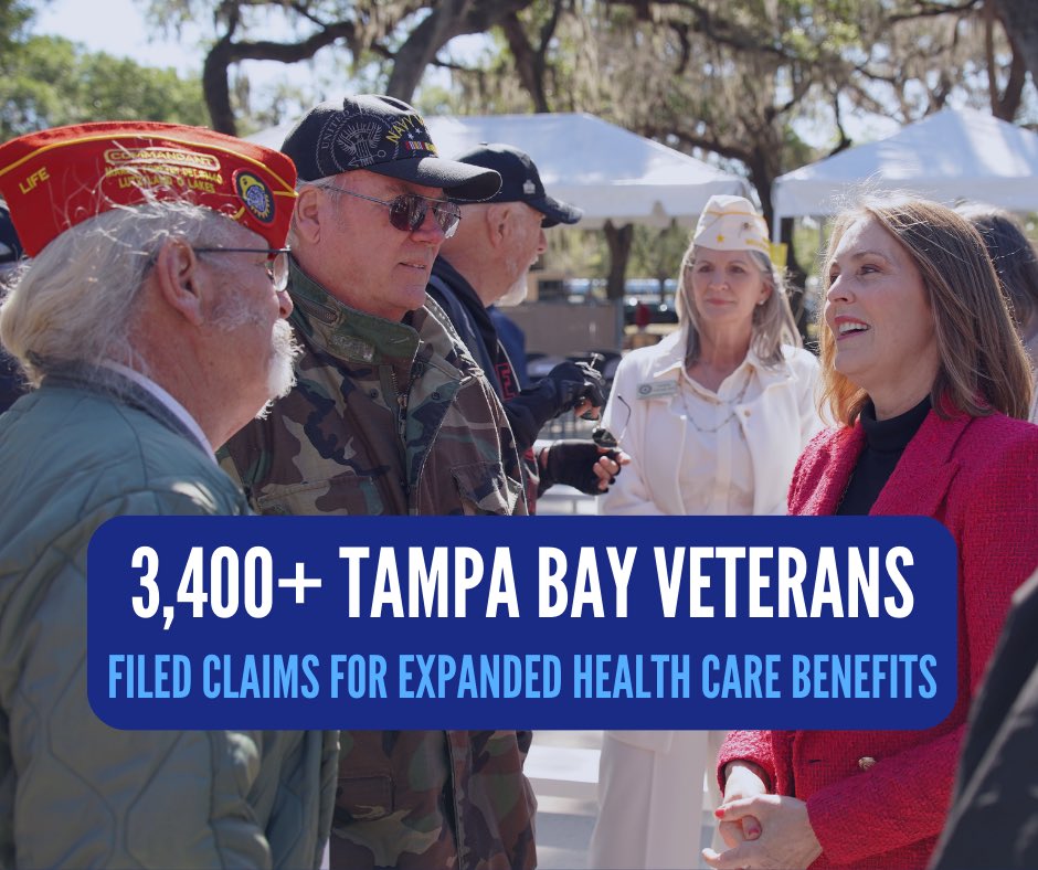 USRepKCastor's tweet image. 🇺🇸 The #PACTAct expands critical health care services to veterans who have been exposed to toxins like Agent Orange.
 
This life-saving legislation, impacting 3.4K+ Tampa Bay Area veterans was opposed by 88 extremist Republicans, including Mike Johnson.