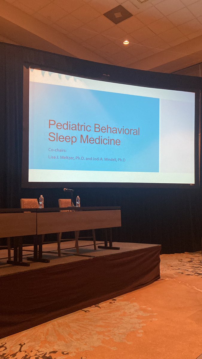 Excited for Day 1 of #PedSleepMedConf. First up: Behavioral Sleep Medicine course.