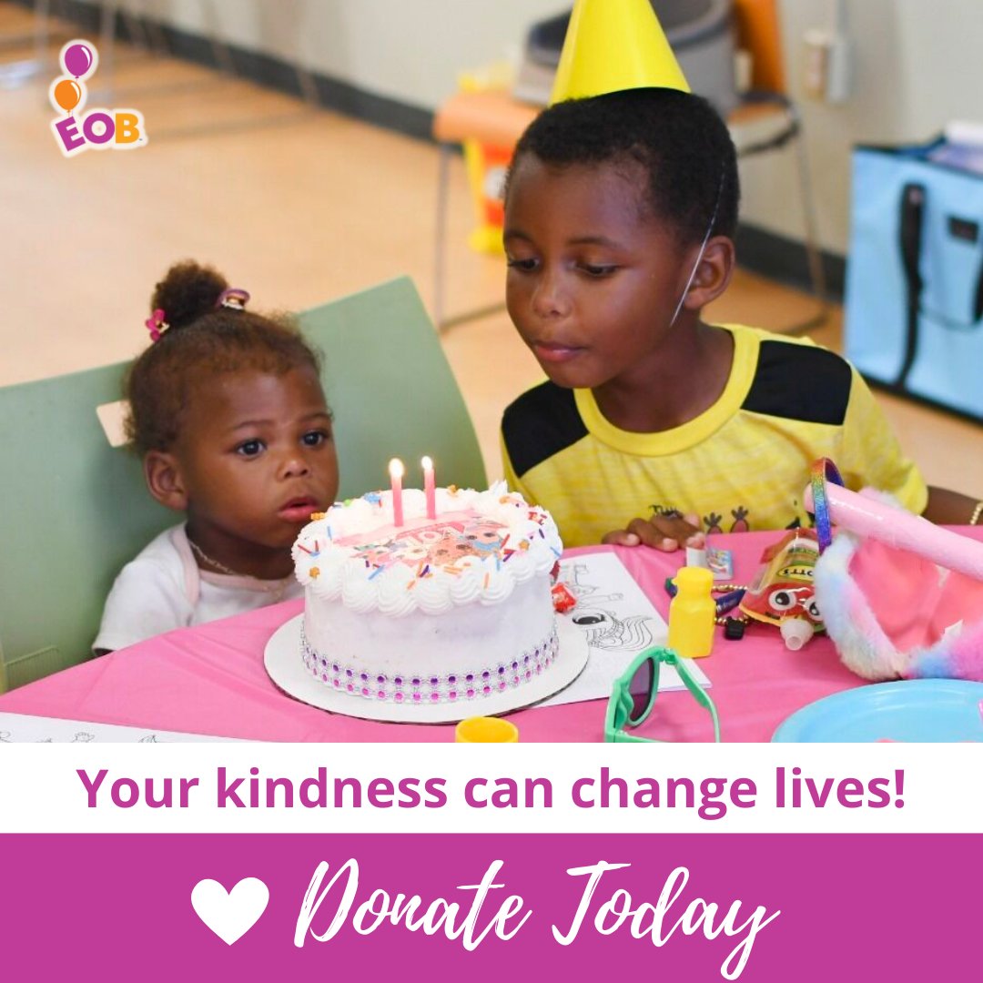 Your kindness can change lives! 🎁 Help us create more moments of joy for homeless children on their birthdays. Your donation can make a world of difference in their lives. Give the gift of love and empowerment today. 💕🎉 Find out how on our website, www.extraordinarybirthdays.o