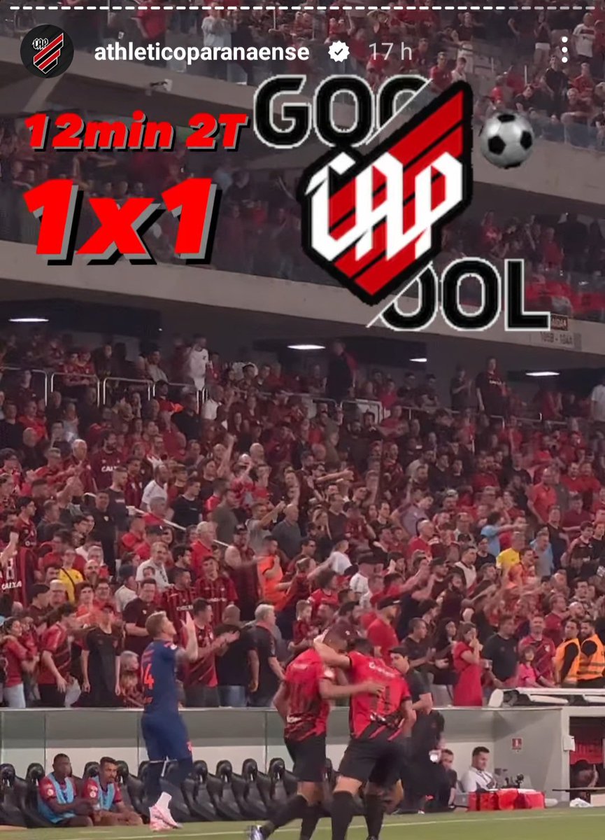 Passividade do <a href="/AthleticoPR/">Athletico Paranaense</a> e tanto que os cara nem comemoram os gols , preferem ficar sentadinhos no banco...