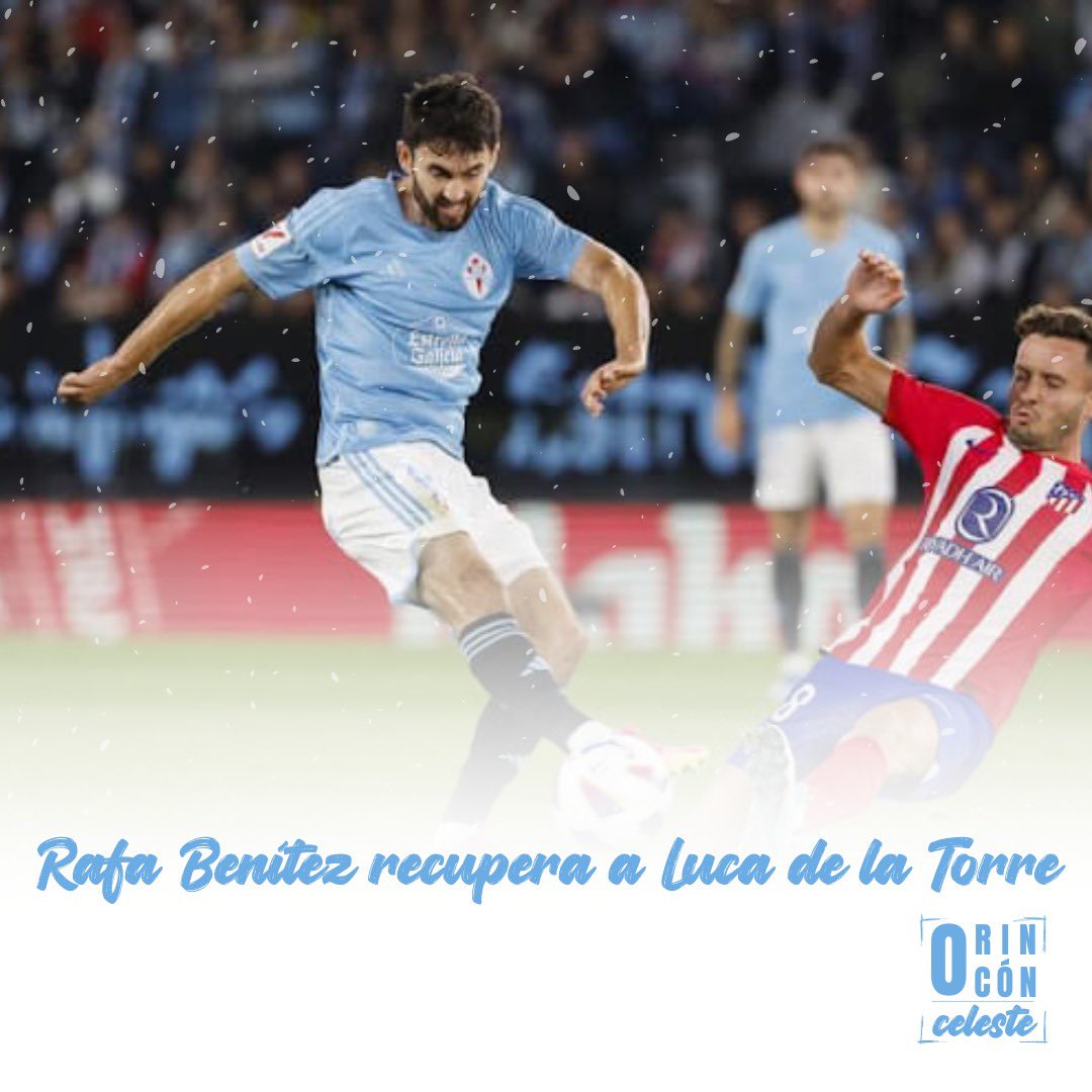 Rafa Benítez recupera a Luca de la Torre 👌

Leer más en: orinconceleste.es/benitez-recupe…

#rccelta #celtavigo #celtadevigo #celtaclub #celta #rccv #laliga #lucadelatorre #rafabenitez