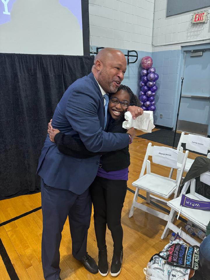 BenjieWimberly's tweet photo. Celebrating @RubyBridges Walk to School Day with Prospect Park Superintendent Dr. Tyeesha Reels and @AAA_Travel ! #RubyBridgesDay #AAA #ProspectParkPS #LD35 https://t.co/nuYvQkd8FL