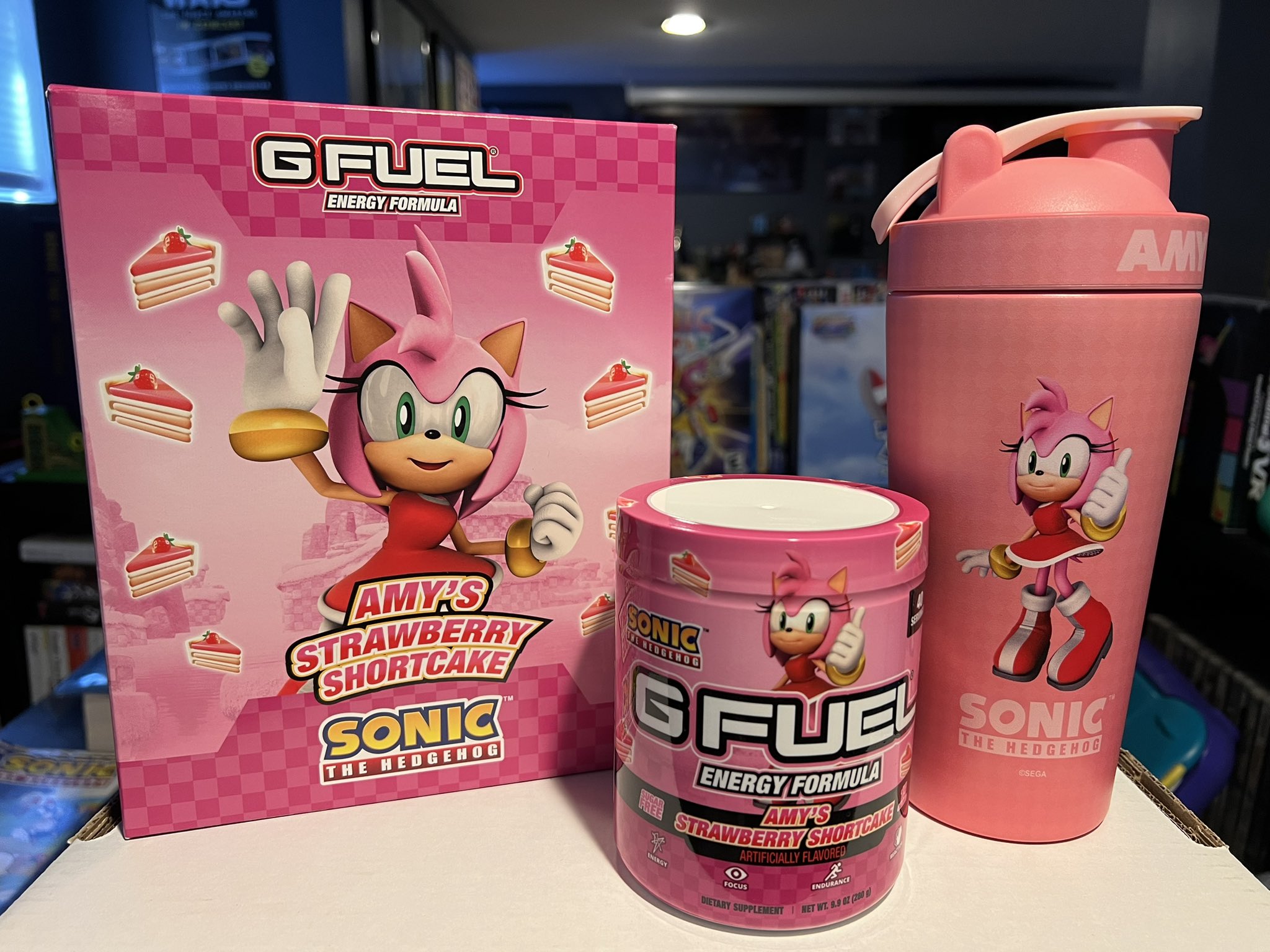 SEGAbits.com 💥 SEGA News on X: Amy Rose energy drink powder just