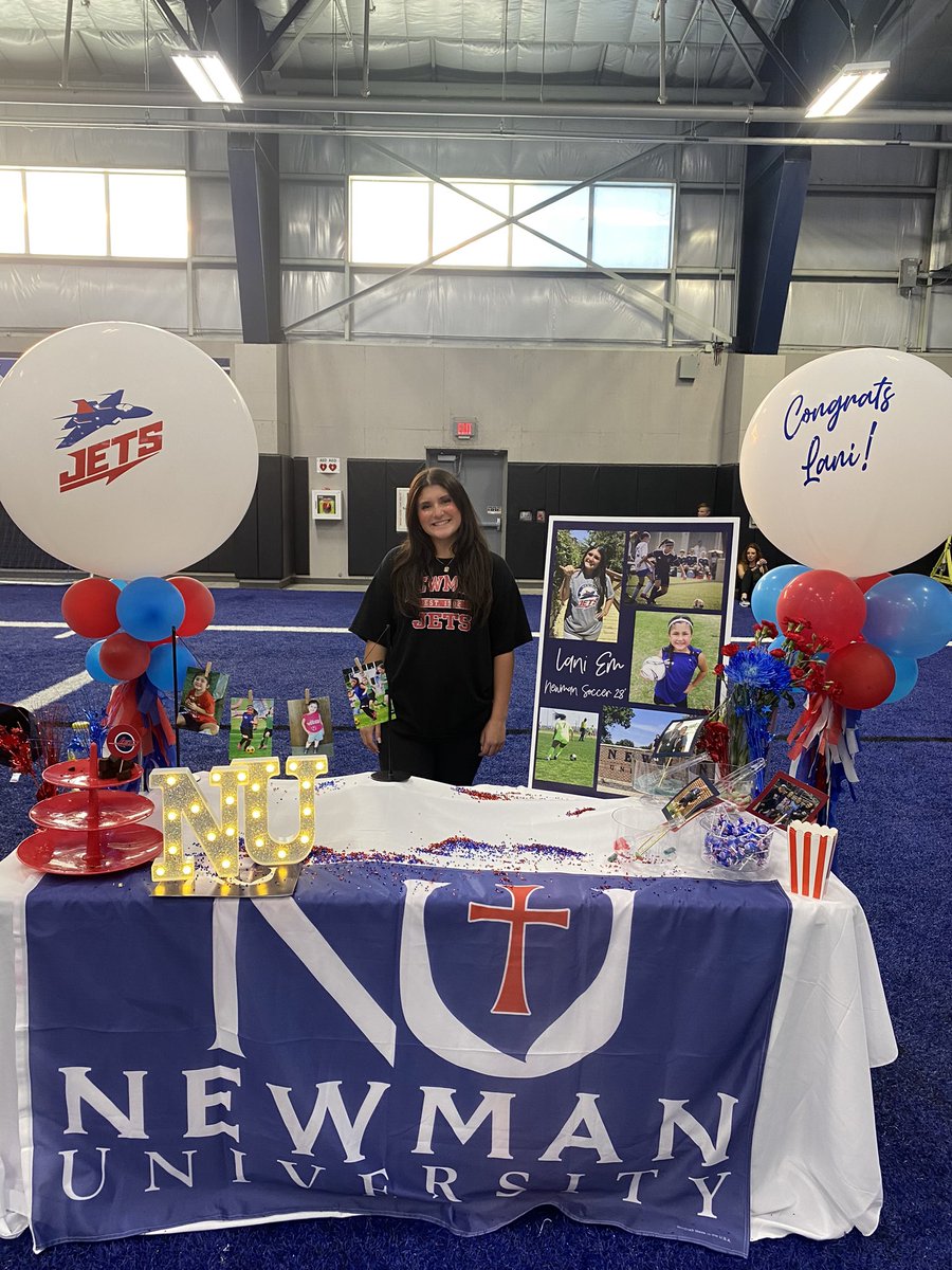 LaniEm2024's tweet photo. So excited to continue my soccer &amp; academic career at Newman University! 

@NewmanJetsWSOC @NewmanJets https://t.co/nMcoiT9SUU