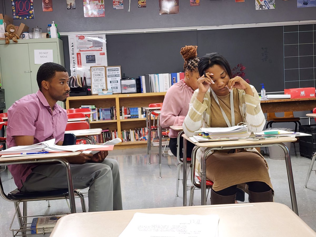 RVariest's tweet image. Meaningful planning with students in mind using high-quality instructional materials supports student and teacher growth at Ouachita Jr. High @NIETteach @TheresaHamiton @intrepid898