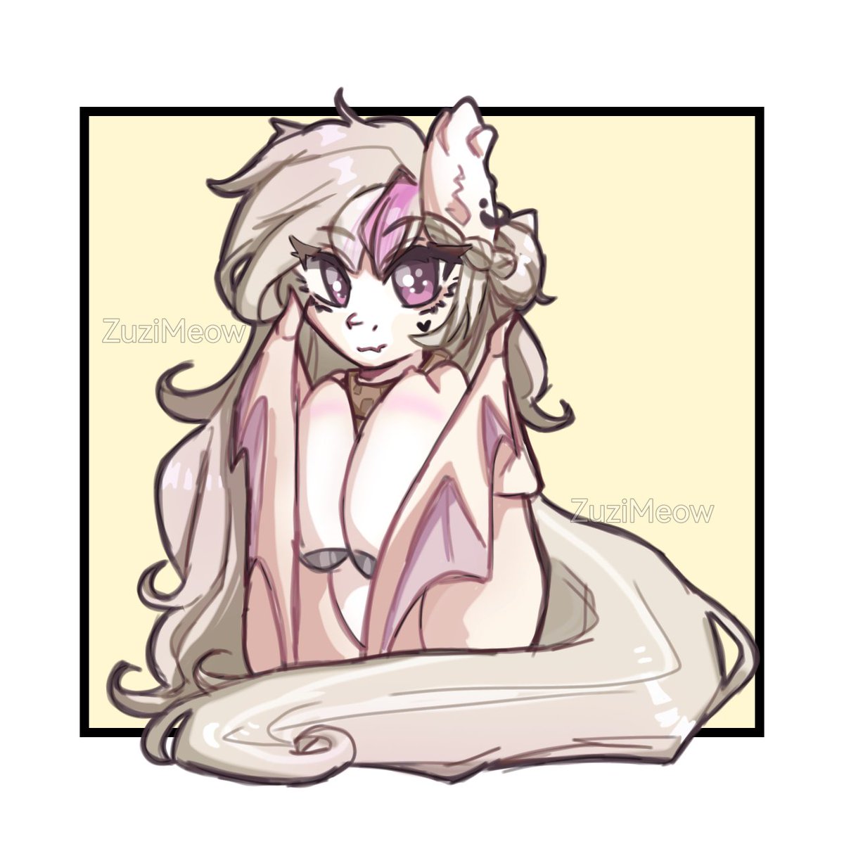 MeowZuzi's tweet photo. A little art of my bat https://t.co/AHDr5T6y8v