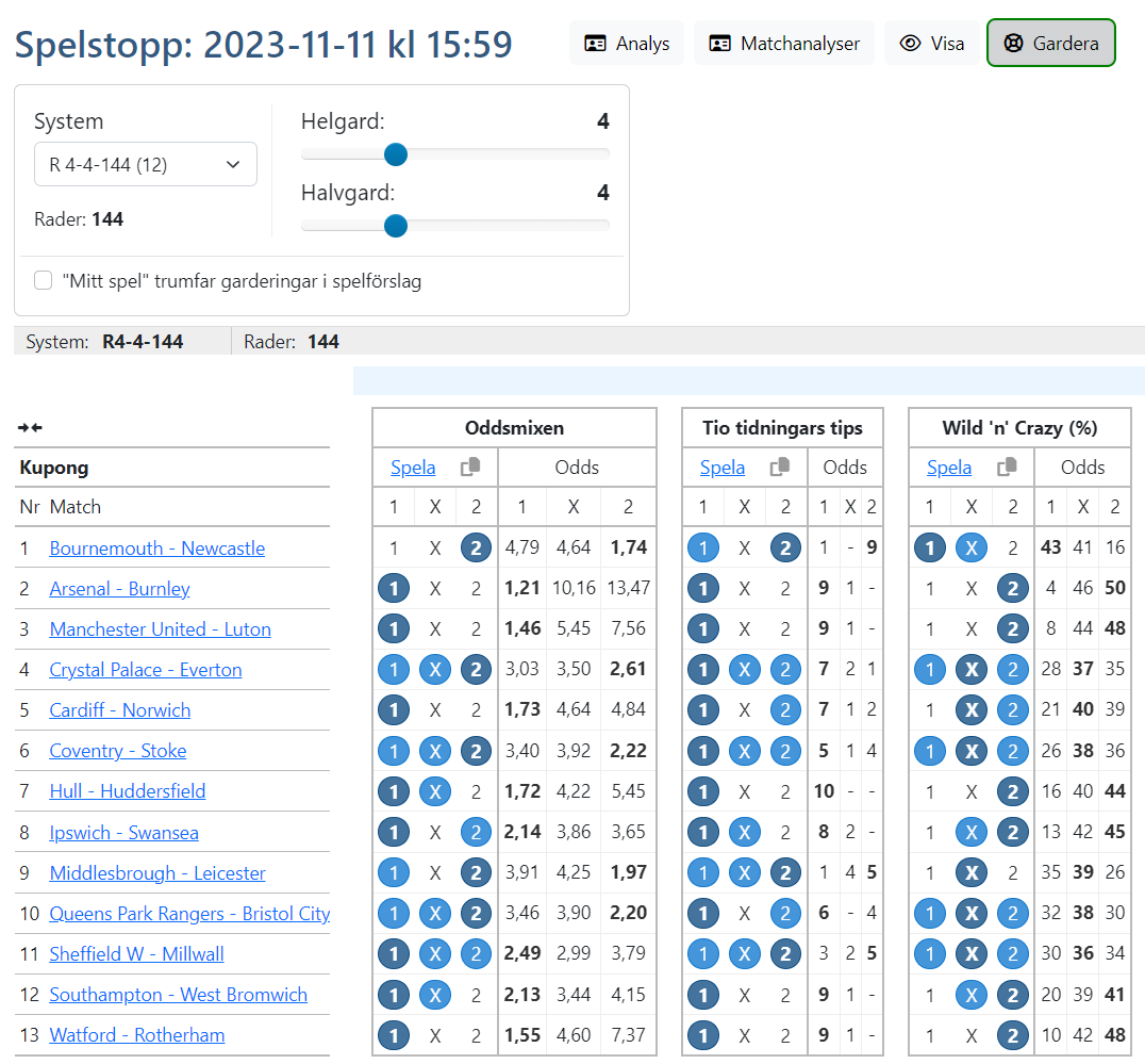 TippaStryktips's tweet photo. Här är tre spelförslag till #Stryktipset på lördag.
På https://t.co/pMMTxaT6VW tar du fram dina egna spelförslag baserat på en mängd olika odds!
---
OBS: Spel från Svenska Spel Sport &amp; Casino AB. Åldersgräns 18 år. Stödlinjen 020-81 91 00. https://t.co/uaEZEPSTUL https://t.co/yVgfQnXYx1