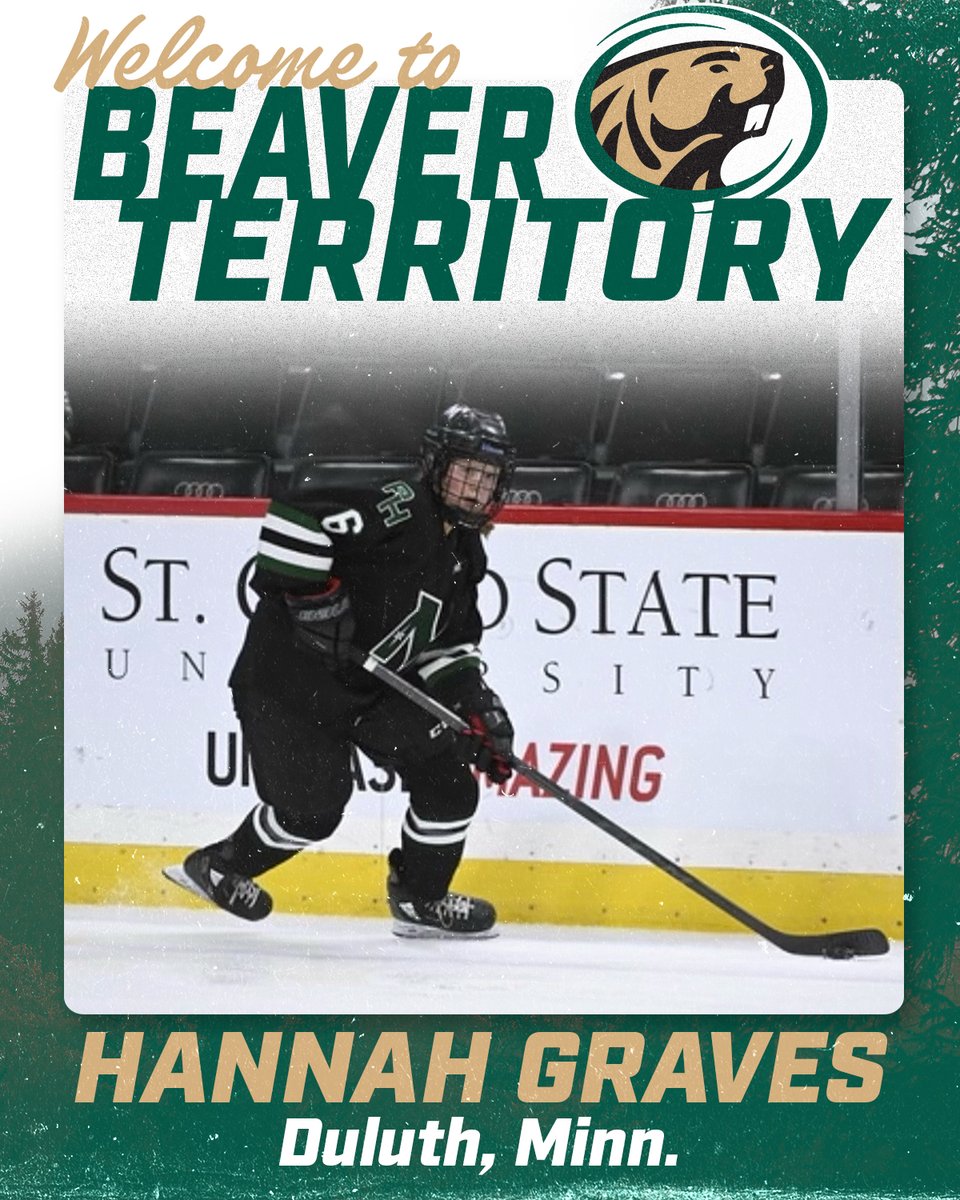 Officially a Beaver! 🖊️

Welcome to #BeaverTerritory Hannah Graves! 🦫🏒

#GoBeavers