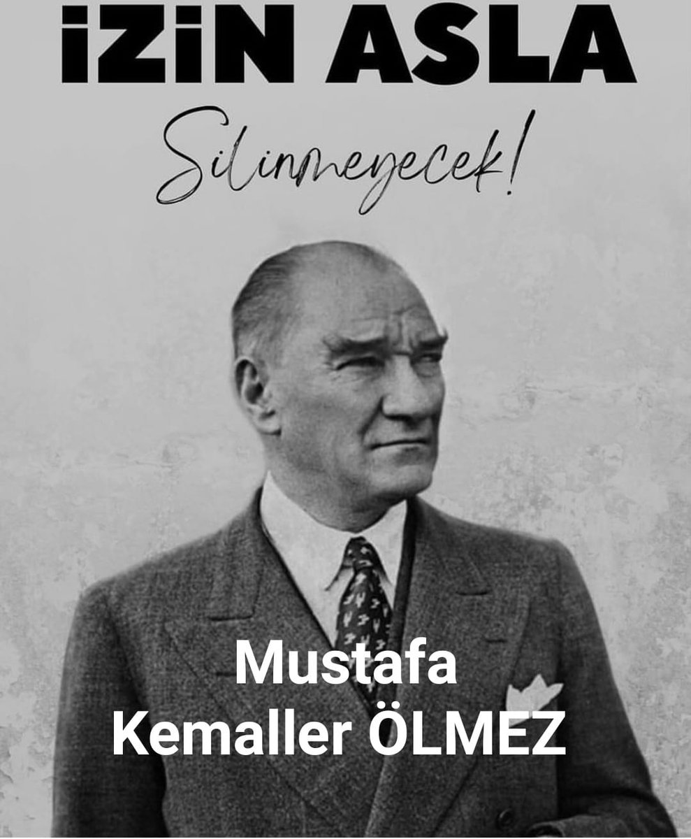 Bir gün değil,her gün aklımızdansın,kalbimizdesin, yüreğimizdesin.Kalbi Türklük ve Cumhuriyet ile atan herkesin ulu önderi olan Mustafa Kemal Atatürk'ün ölümünün 85 yıldönümünde saygı,sevgi ve minnetle anıyoruz 🙏 mekanın cennet ruhun şad olsun Atam Mustafa Kemaller ÖLMEZ