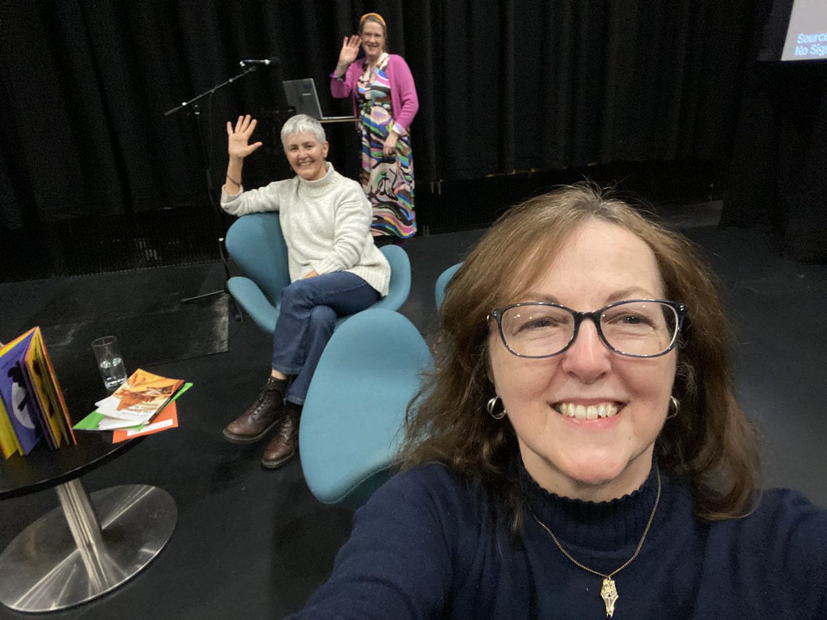 With Mary Murphy, @sarahwebbishere @KidsBooksIrel @DublinBookFest ready to do a Proper Book panel @dlrLexIcon Starting 10…