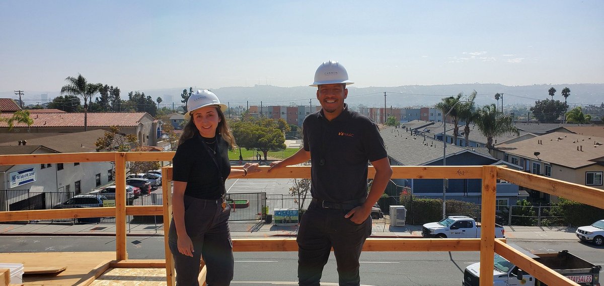 MAAC_1965's tweet photo. Two more floors to go! MAAC's Ventana al Sur housing is making progress. The framing of the second residential floor is almost finished &amp; offers beautiful views our residents will enjoy in 2025. #MAACHousing #AffortableHousing #BuildingVibrantCommunities https://t.co/clAmmdBTDb