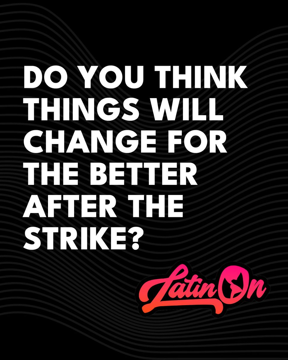 WeAreLatinOn's tweet photo. 🎭Do you think things will change for the better in Hollywood for the SAG-AFTRA?

🔗 END OF THREAD

#latinon #news #hollywoodstrike #redcarpets #usactors #actorsstrike #sagmembers #sagaftrastrike #studios #streaming #hollywood #SAGAFTRA https://t.co/OjNckIKKTg