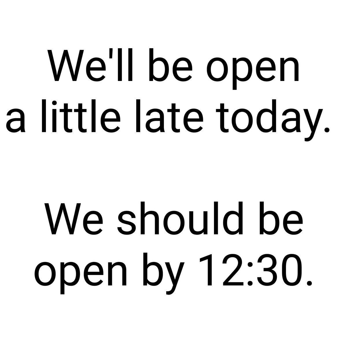 DragonImpact's tweet image. We should have the Showroom/Warehouse open by roughly 12:30 today. 

#yyj #victoria #necessary #late