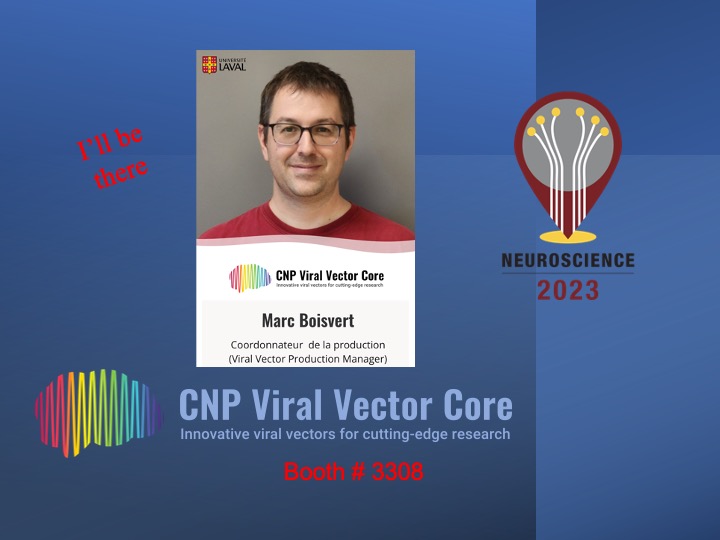 ✋i'm Marc! Stop by our booth at #Neuroscience2023 we can talk about how our #AAV can help your research. Who knows? Maybe we'll add in a complimentary bottle of the good maple syrup with it 😉📷 #Neuroscience #SfN2023