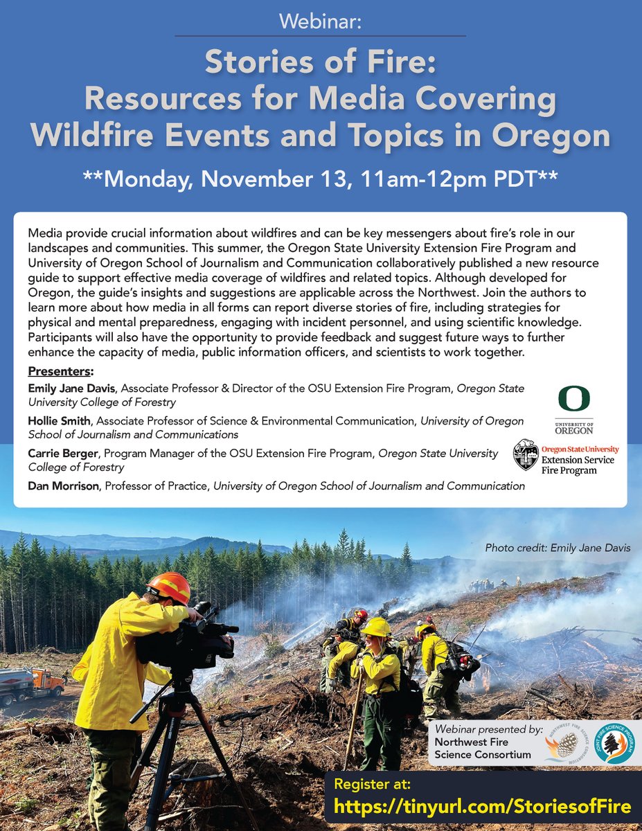 Global Crisis Management Report (@globalcmrpt) on Twitter photo RT<a href="/NWFireScience/">NW Fire Science Consortium</a> Stories of Fire: Resources for Media Covering Wildfire Events and Topics in Oregon Webinar, Nov 13 ow.ly/s3Qp50Q5Mke @OSUFireProgram <a href="/UOsojc/">UO Journalism & Comm</a> <a href="/IAWF/">IAWF</a> <a href="/ChrisMPost/">Chris Post</a> <a href="/NPPA/">NPPA</a> <a href="/spj_tweets/">Society of Professional Journalists</a> @OREGONOEM <a href="/ORDeptForestry/">Oregon Forestry</a> RT<a href="/NWFireScience/">NW Fire Science Consortium</a> Stories of Fire: Resources for Media Covering Wildfire Events and Topics in Oregon Webinar, Nov 13 ow.ly/s3Qp50Q5Mke @OSUFireProgram <a href="/UOsojc/">UO Journalism & Comm</a> <a href="/IAWF/">IAWF</a> <a href="/ChrisMPost/">Chris Post</a> <a href="/NPPA/">NPPA</a> <a href="/spj_tweets/">Society of Professional Journalists</a> @OREGONOEM <a href="/ORDeptForestry/">Oregon Forestry</a>